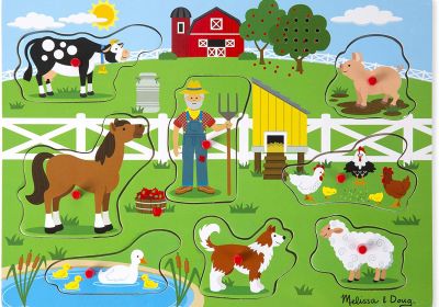 Melissa & Doug Old Macdonald Farm Sounds Puzzle