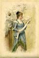 Lady Reading Scroll, size 12