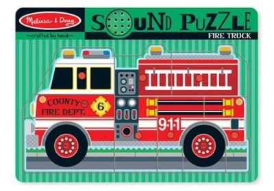 Melissa & Doug Fire Truck Sound Puzzle